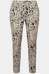 Broek, slim fit, luipaard met tijgerprint, 4-pocket