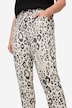 Broek, slim fit, luipaard met tijgerprint, 4-pocket