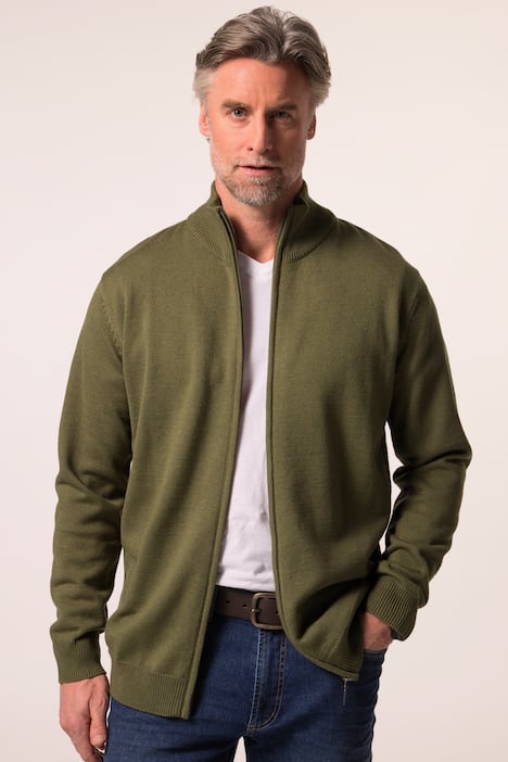 Boston Park Strickjacke, Langarm, Stehkragen, bis 84/86