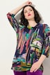 Shirt, grafische print, col, 3/4-mouwen