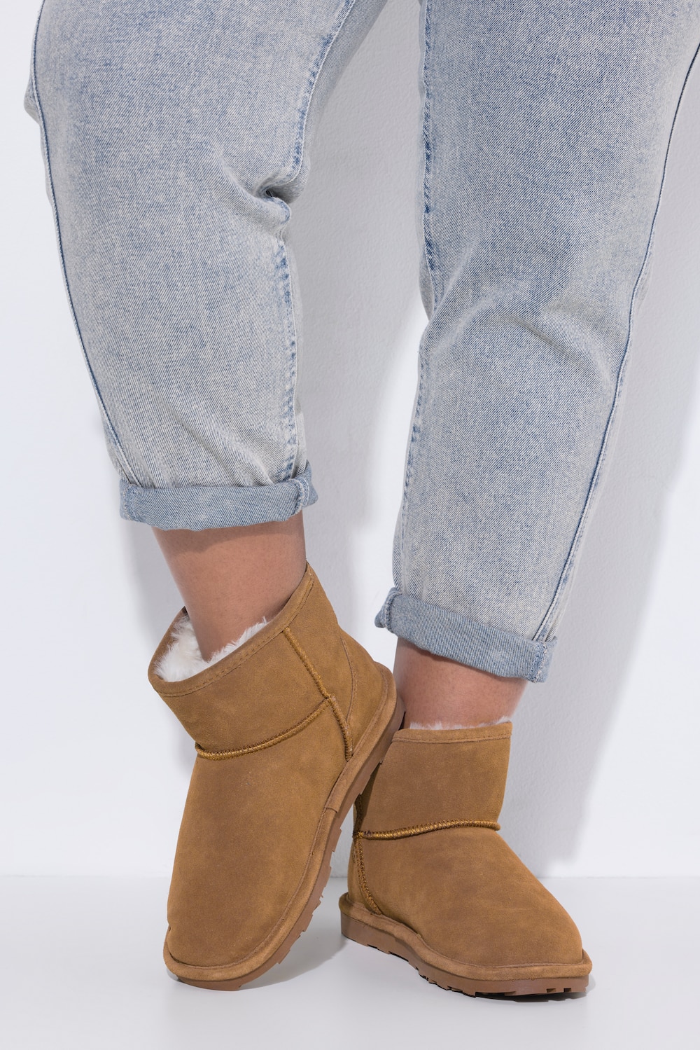 Axelda Lammfell-Boots, wasserabweisend, Weite H