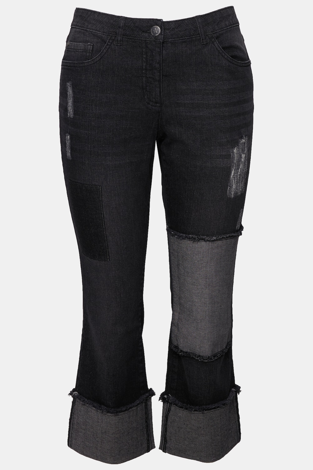 Stora storlekar Jeans, Dam, svart, storlek: 50, Bomull, Angel of Style