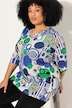 Matte Jersey Geometric Bubble Print Tunic