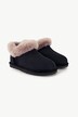 Schoenen van lamsvacht, veloursleer, voering van lamsvacht