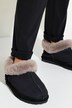Schoenen van lamsvacht, veloursleer, voering van lamsvacht