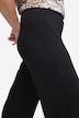 Straight Wide Leg Elastic Waist Jersey Pants