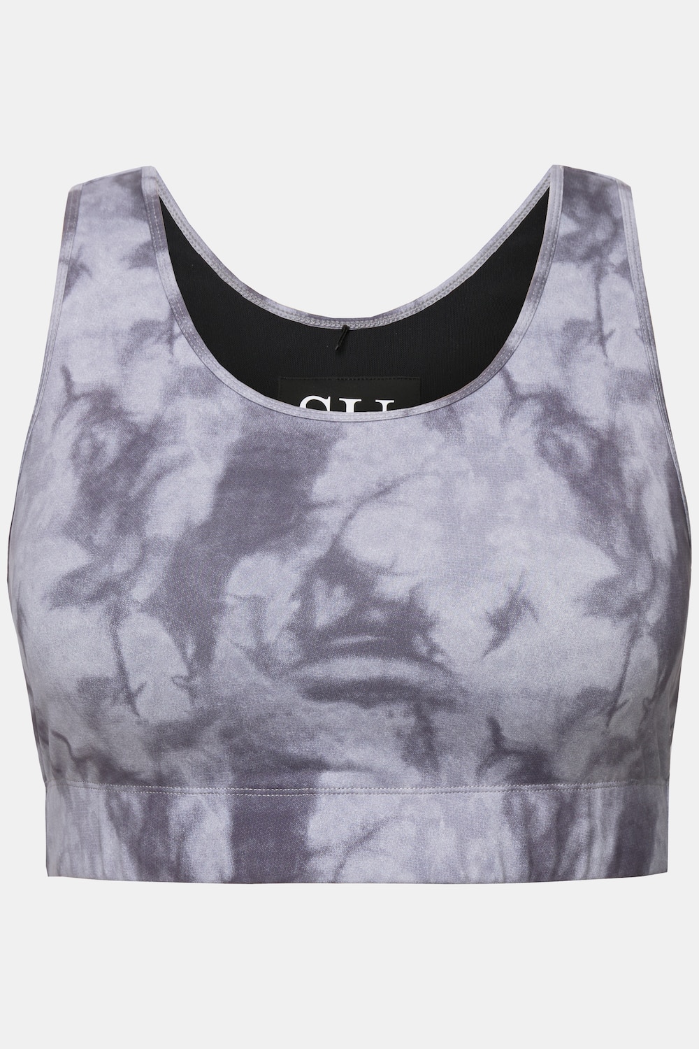 Stora storlekar Sport-bustier, Dam, grå, storlek: 46/48, Polyester/Elastan, Studio Untold