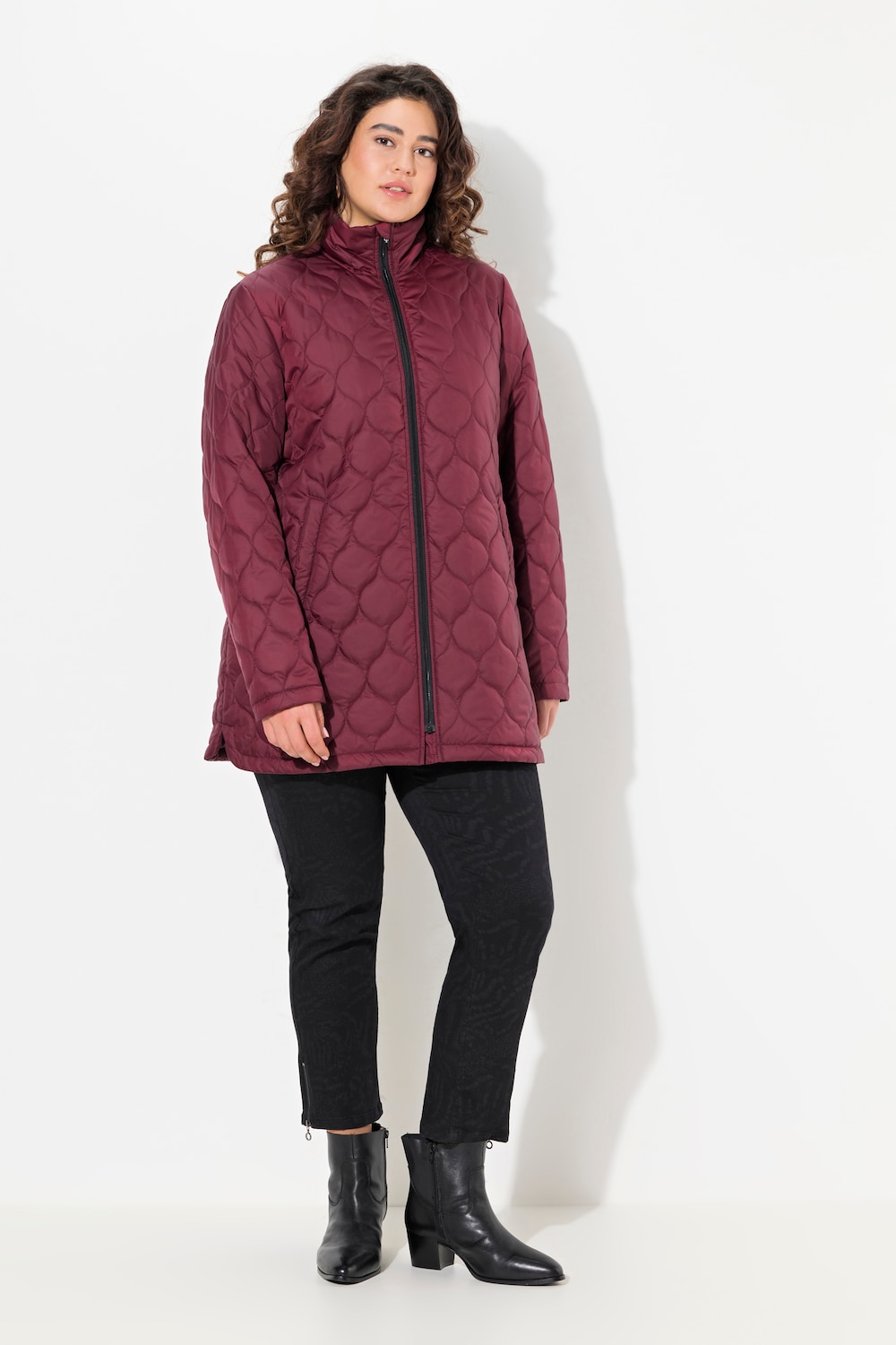 Große Größen HYPRAR Steppjacke, Damen, lila, Größe: 46/48, Polyester, Ulla Popken