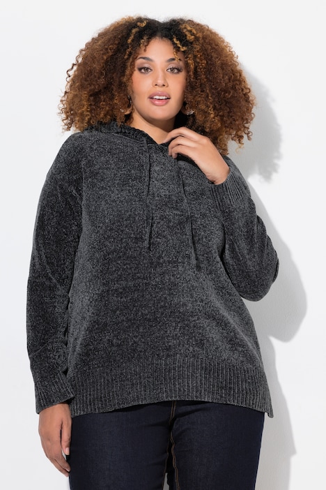 Chenille Knit Hoodie