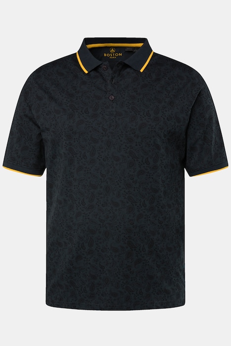 Boston Park Poloshirt, Halbarm, Paisley, bis 84/86