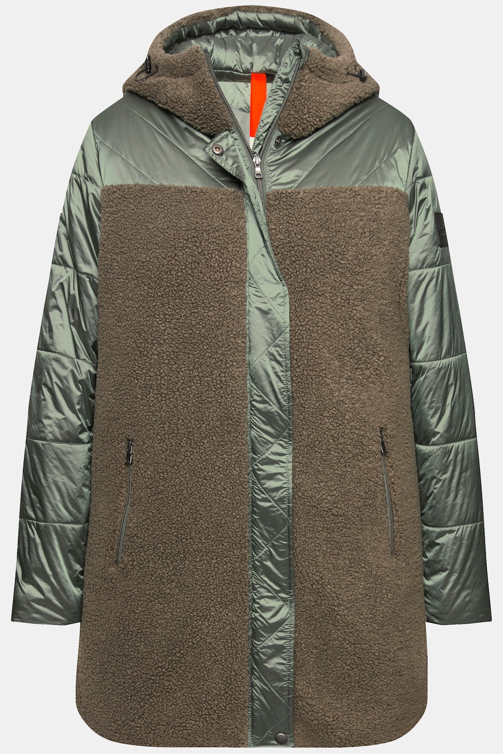 Stora storlekar Jacka, Dam, grön, storlek: 42/44, Polyester/Syntetfibrer, Ulla Popken