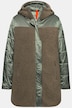 Jacke, Stepp/Teddyfleece, Kapuze, Zipptaschen