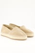 Leren espadrilles, lams-suède, wijdte H
