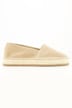 Leren espadrilles, lams-suède, wijdte H