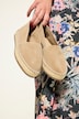 Leren espadrilles, lams-suède, wijdte H