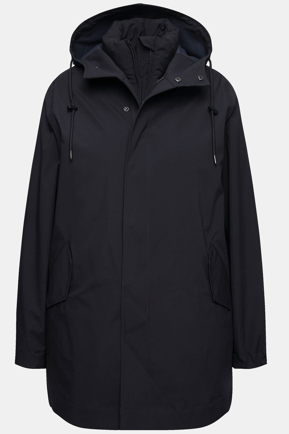 Stora storlekar HYPRAR 3-i-1-Funktionsjacka, Dam, svart, storlek: 54/56, Polyester, Ulla Popken