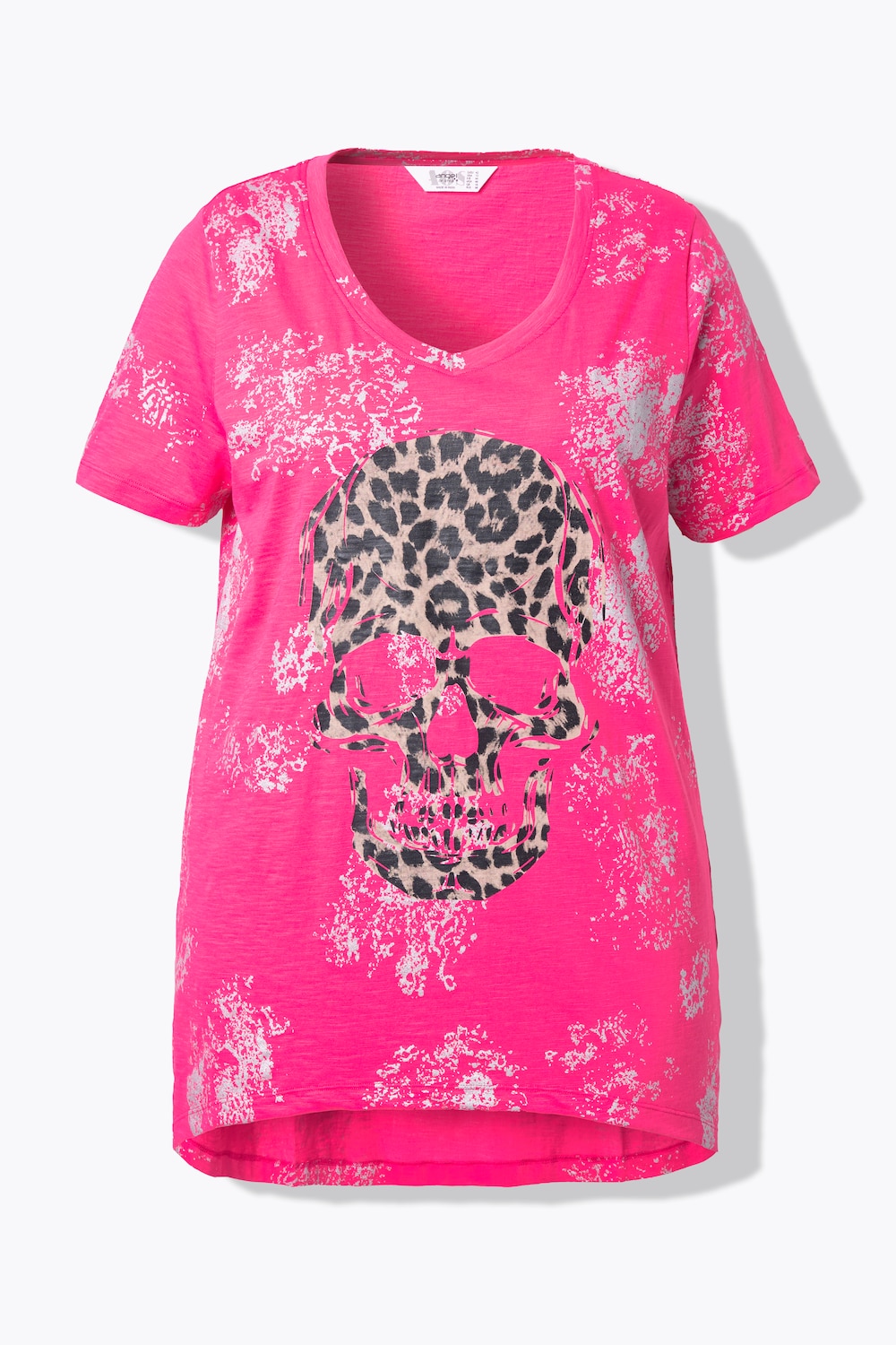 Stora storlekar T-shirt, Dam, rosa, storlek: 46, Bomull, Angel of Style