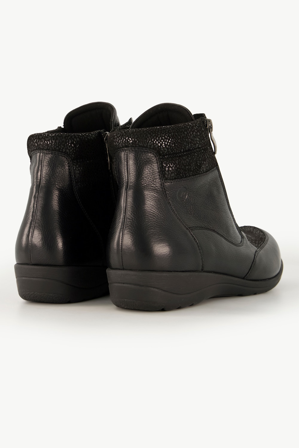 Stora storlekar Caprice Funktionsboots i skinn, Dam, svart, storlek: 38, Läder/Annat/Syntetfibrer, Ulla Popken