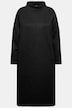 Sweatkleid, Metallic-Effekt, Stehkragen, Langarm