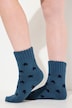 Kuschelsocken, 2er-Pack, Sterne/einfarbig