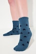 Kuschelsocken, 2er-Pack, Sterne/einfarbig
