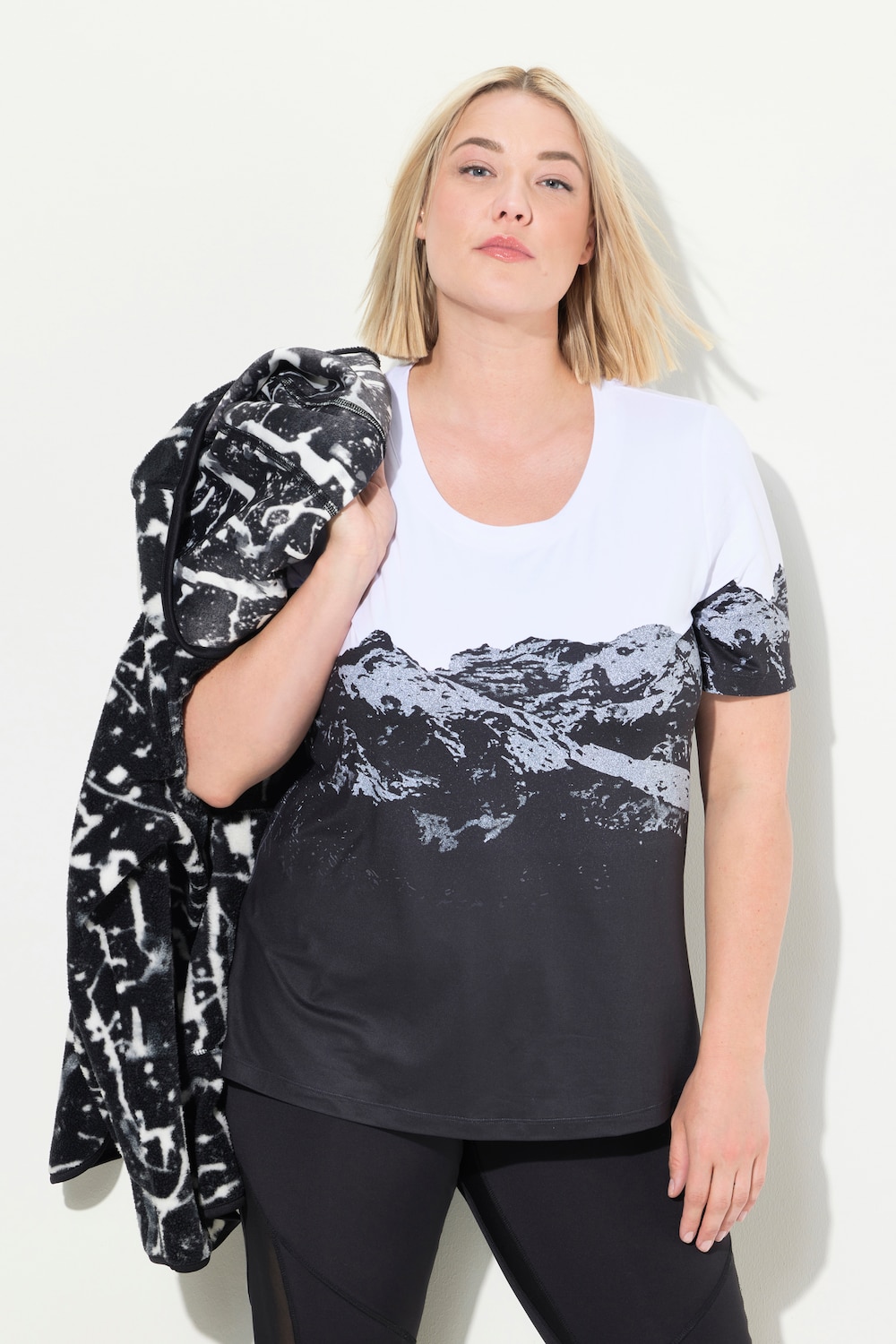 Große Größen Funktionsshirt, Damen, weiß, Größe: 58/60, Ulla Popken