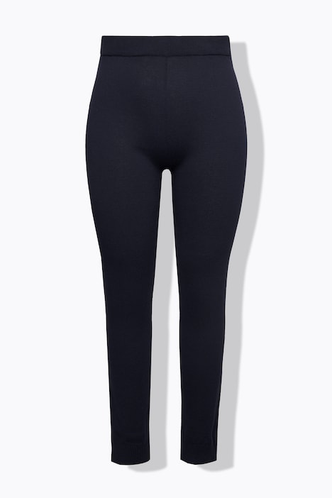 gebreide legging geribbelde zoom zonder zijnaad biologisch katoen Leggings Broeken