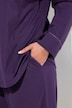 Pyjama, Satin-Piping, Reverskragen, Langarm