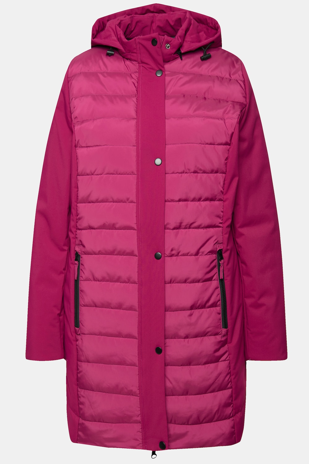 Stora storlekar HYPRAR Hybridjacka, Dam, röd, storlek: 46/48, Polyester, Ulla Popken