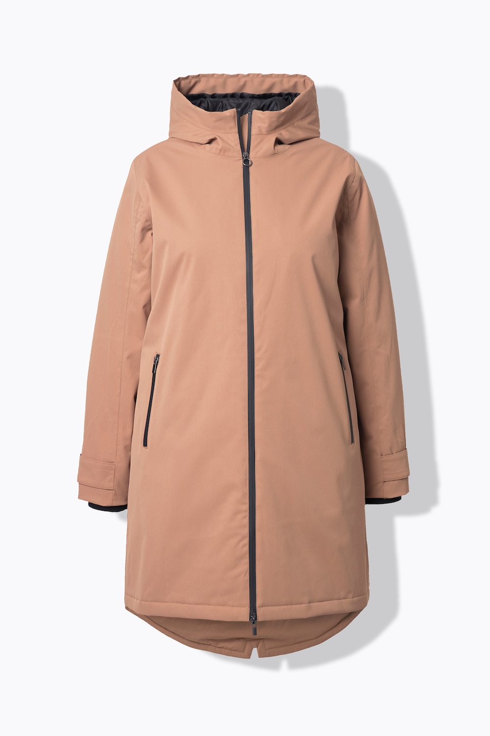 Stora storlekar HYPRAR funktionsjacka, Dam, brun, storlek: 58/60, Polyester, Ulla Popken