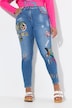 Comfortable Patched 5-Pocket Boyfriend Jeans