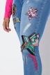 Comfortable Patched 5-Pocket Boyfriend Jeans