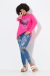 Comfortable Patched 5-Pocket Boyfriend Jeans