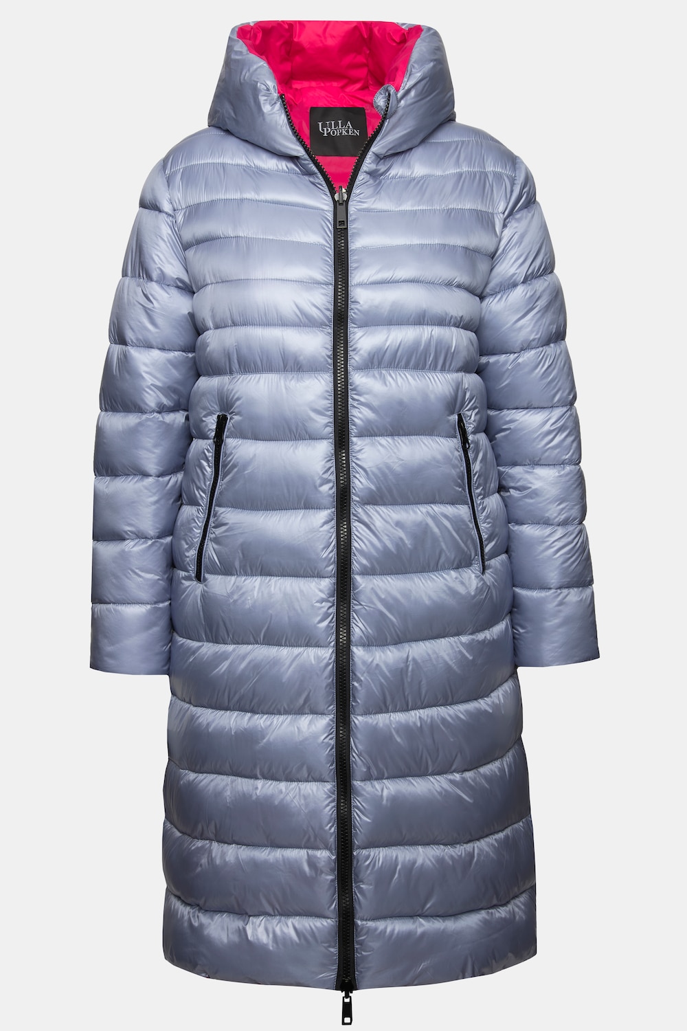 Stora storlekar HYPRAR quiltad kappa, Dam, rosa, storlek: 50/52, Syntetfibrer, Ulla Popken
