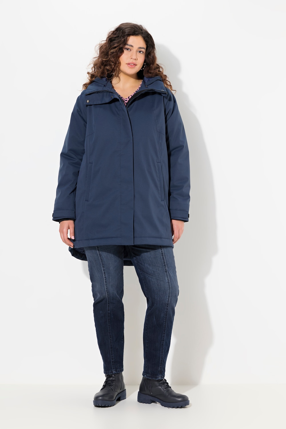 Große Größen HYPRAR Funktionsjacke, Damen, blau, Größe: 50/52, Polyester, Ulla Popken