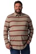 Polokošlie John F. Gee, dlouhé rukávy, pruhy, do 8XL