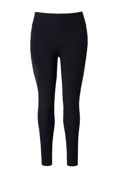 Funkční legíny, žebrovaný žerzej, kapsa na zip, recyklované