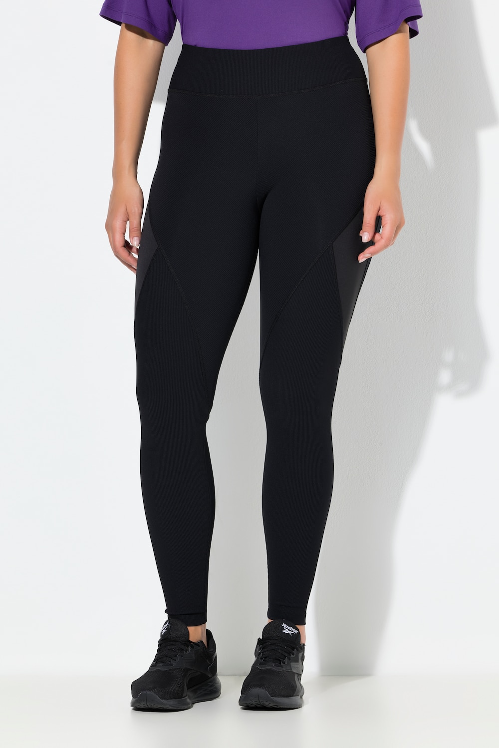 Große Größen Funktions-Leggings, Damen, schwarz, Größe: 62/64, Synthetische Fasern/Polyester/Elasthan, Ulla Popken
