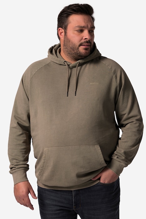 John F. Gee Hoodie, Vintage-Look, Kängurutasche, bis 8 XL