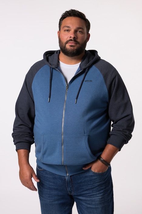 John F. Gee Hoodiejacke, Kängurutasche, bis 8 XL