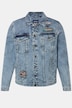 John F. Gee jeansjakke, fløjlskrave, 4 lommer, op til str. 8XL