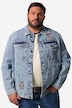 John F. Gee jeansjakke, fløjlskrave, 4 lommer, op til str. 8XL