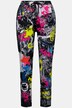 Colorful Pattern Elastic Waist Sweat Fabric Joggers