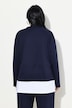 Sweatshirt, blouse inzetstuk, V-hals, lange mouwen