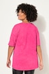 T-Shirt, oversized, verziertes Statement, Vintage Look, Rundhals, 1/2 Arm