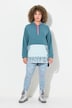 Floral Detail Fleece Hoodie