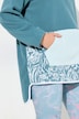 Floral Detail Fleece Hoodie