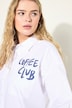 Skjortebluse, boxy snit, ryg-print, skjortekrave, lange ærmer