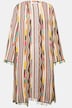 Kimono, løs pasform, mønsterblanding, åben jakke