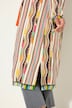 Kimono, løs pasform, mønsterblanding, åben jakke